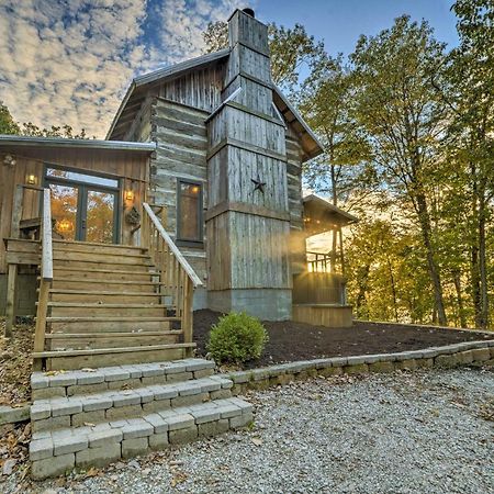 Villa Historic Cabin With Stunning Kentucky Lake View Waverly Exterior foto