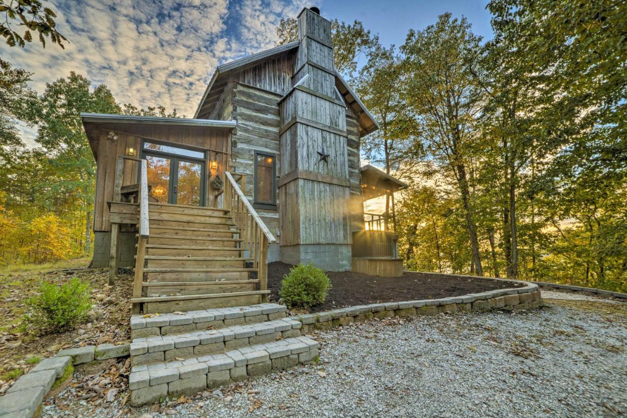 Villa Historic Cabin With Stunning Kentucky Lake View Waverly Exterior foto