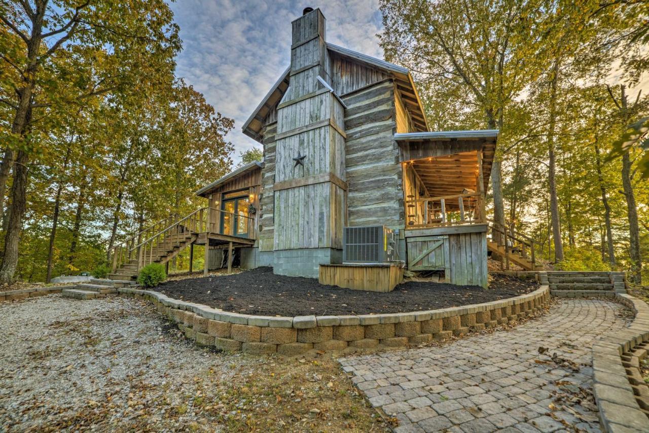 Villa Historic Cabin With Stunning Kentucky Lake View Waverly Exterior foto