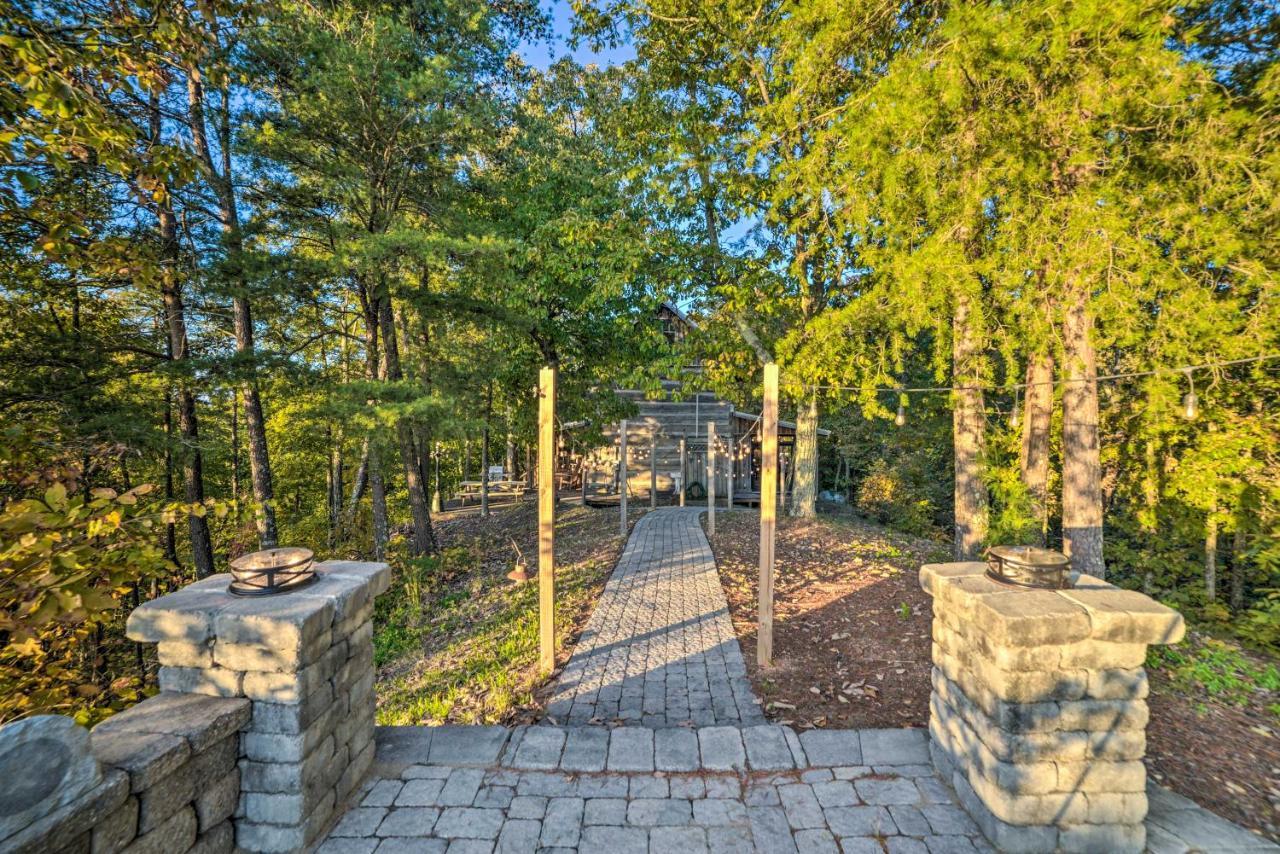 Villa Historic Cabin With Stunning Kentucky Lake View Waverly Exterior foto