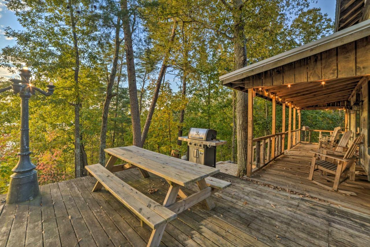 Villa Historic Cabin With Stunning Kentucky Lake View Waverly Exterior foto