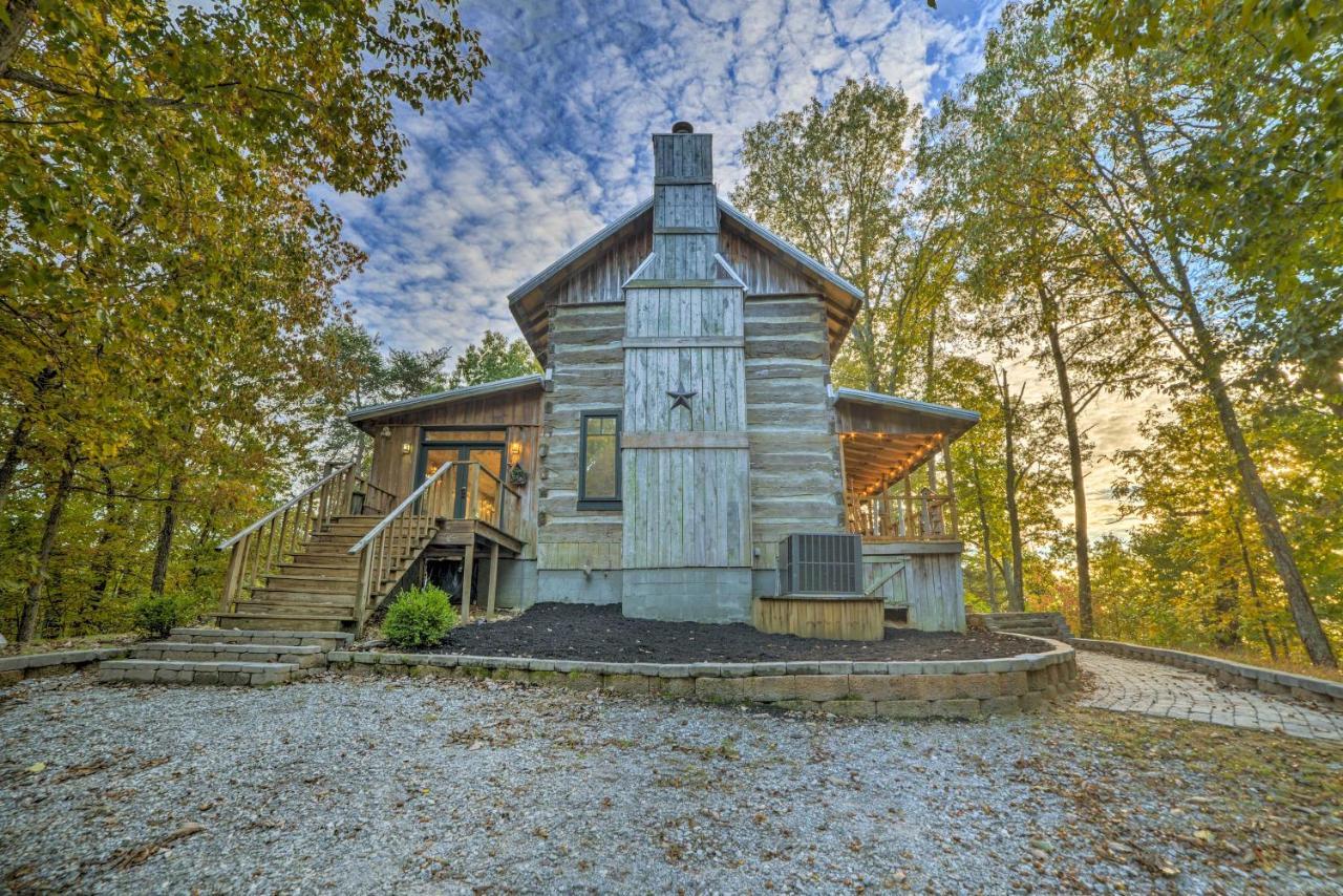 Villa Historic Cabin With Stunning Kentucky Lake View Waverly Exterior foto